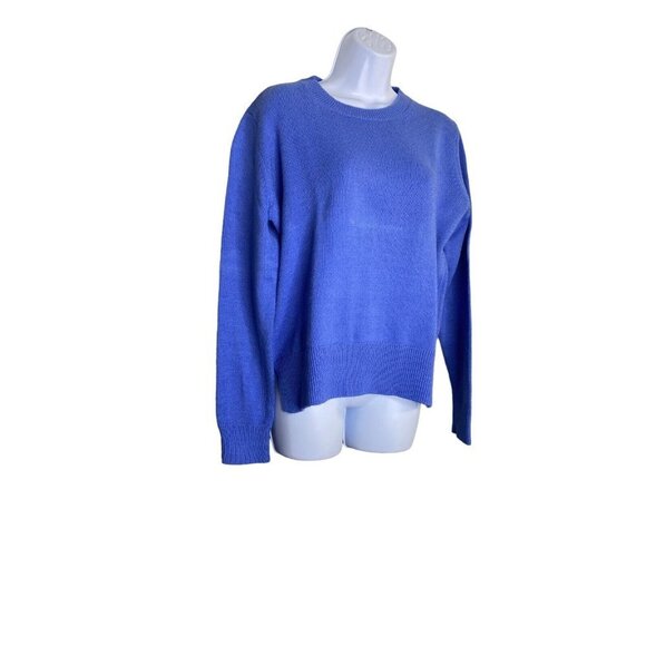 Banana Republic Womens Round Neck Pullover Sweater Blue Long Sleeve Size Large - Picture 2 of 6
